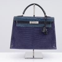 Hermes KELLY 32 Tri-Color Porosus Crocodile Handbag - Sold for $20,480 on 05-17-2026 (Lot 619).jpg